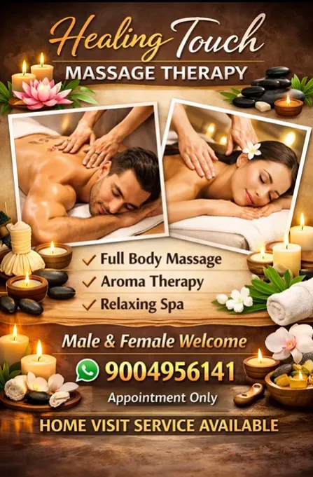 Healing touch massage therapy's