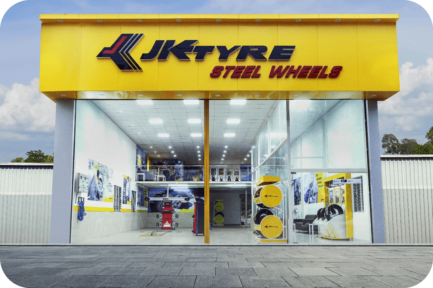 JK Tyres Steel Wheel - BT Tyres & Automobiles