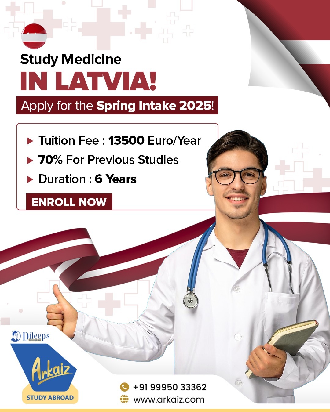 Dileep’s Arkaiz Study Abroad