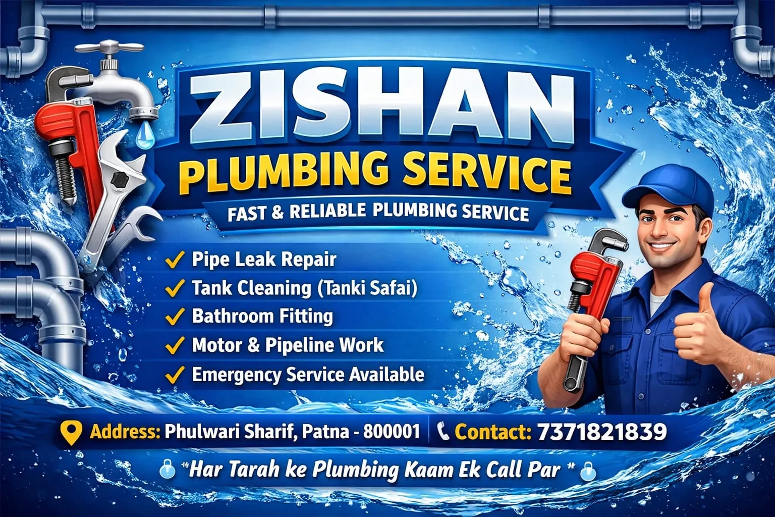 Zishan Plumbing service